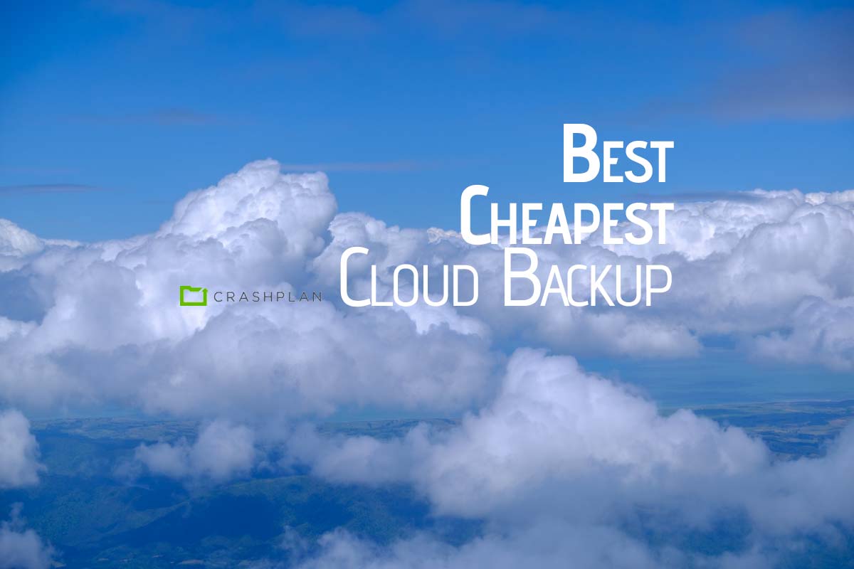 The best and cheapest Cloud Backup for Photographers – CrashPlan